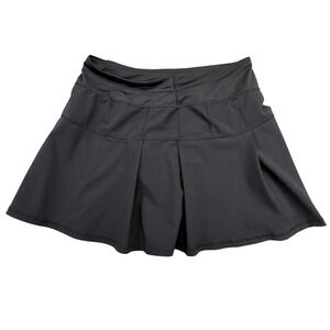 Kyodan Skort Women's Medium Black Pleated Tennis Golf Workout Activewear